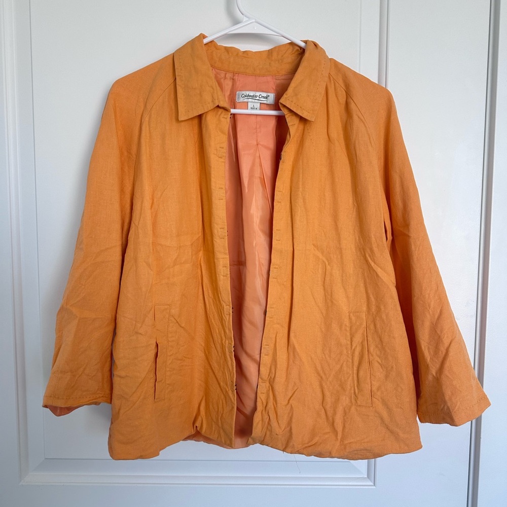 Coldwater Creek Women's Orange Jacket